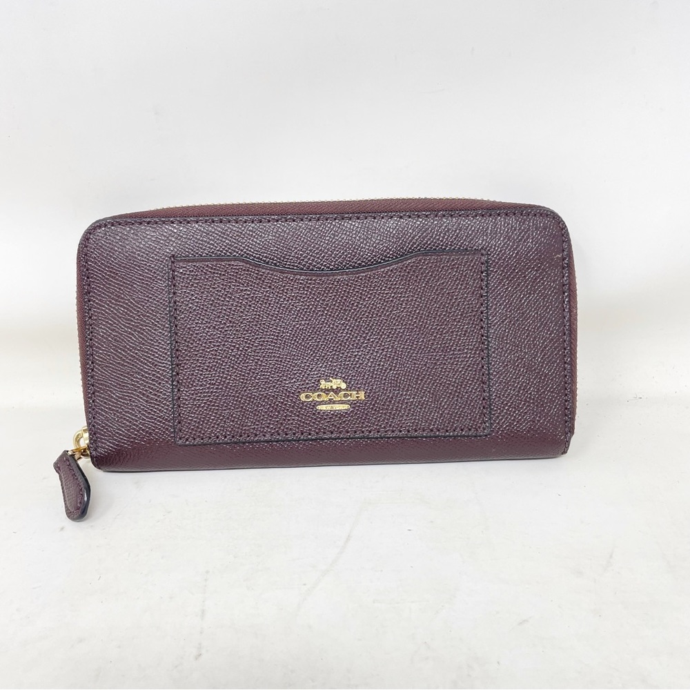 Coach Slim Zip Wallet - Purple